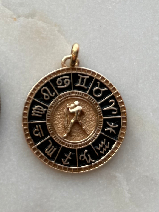 14k Zodiac wheel