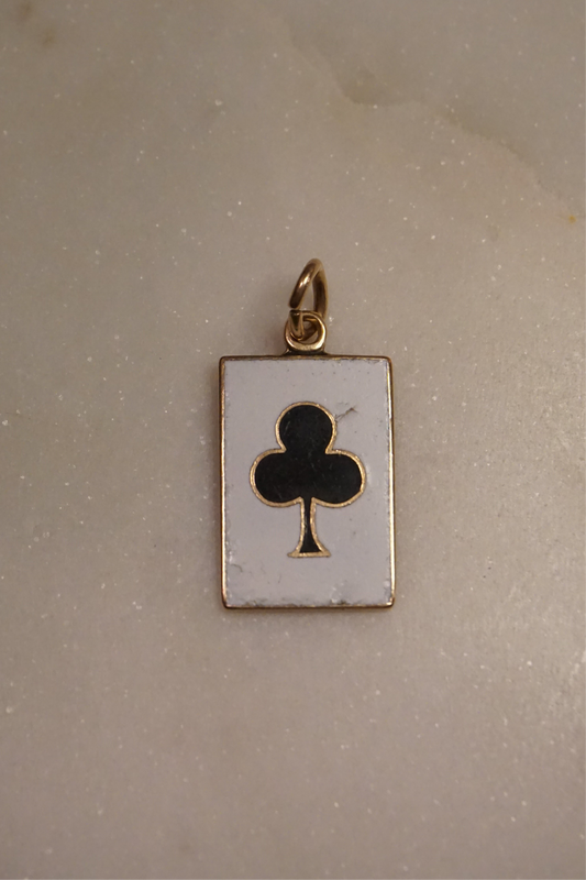 14k & Enamel Club charm